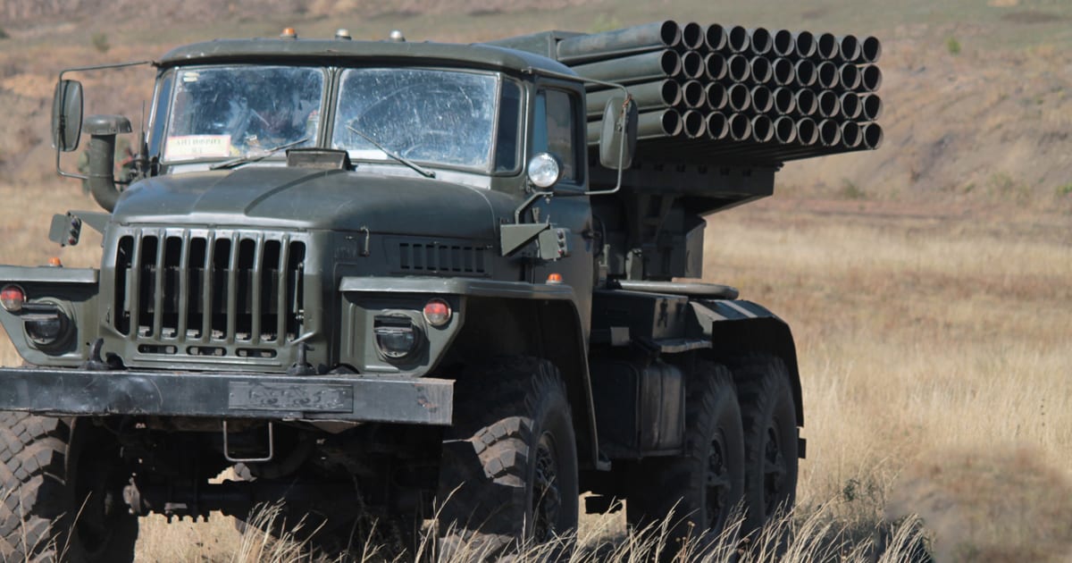 РСЗВ БМ-21 «Град» окупаційних сил Росії на Донбасі