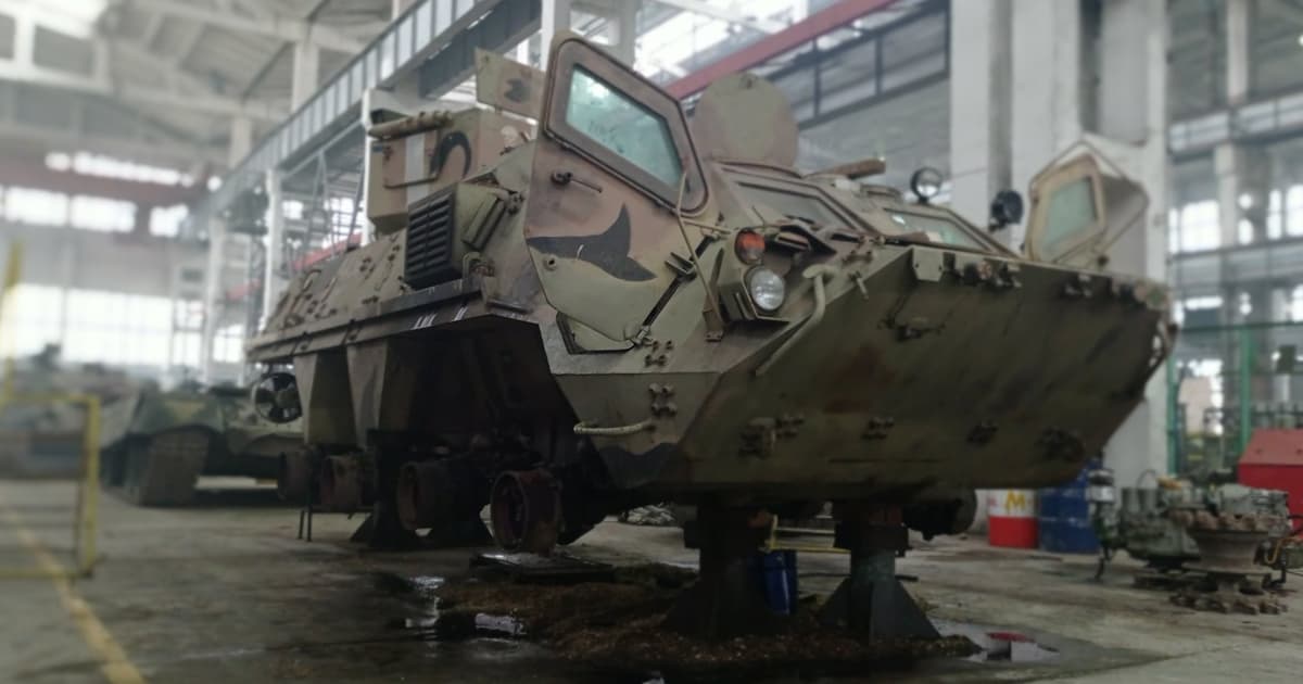 БТР-4 на ДП «Харківський бронетанковий завод». Листопад 2021