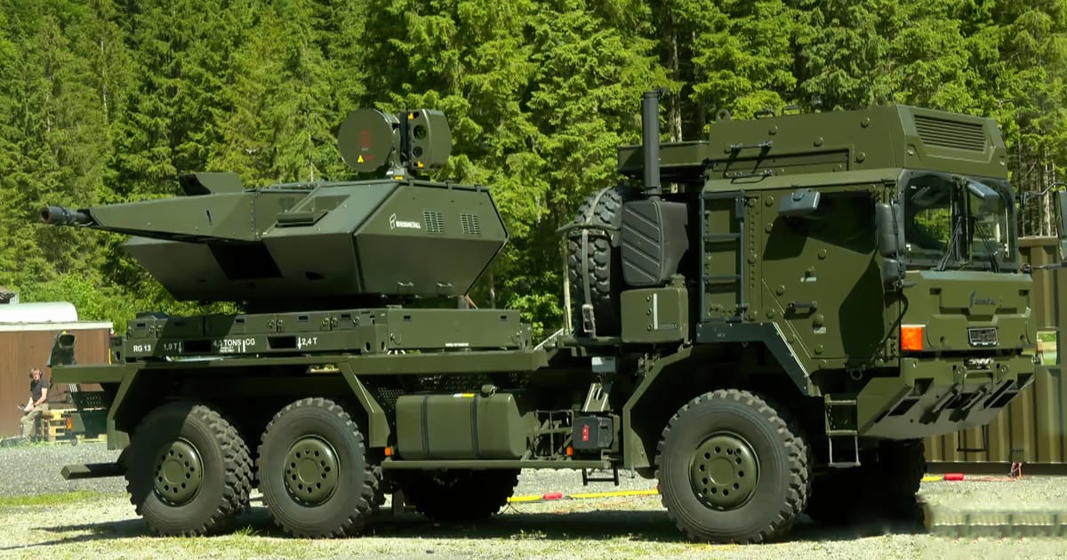 A Rheinmetall Skynex légvédelmi rendszere.  2021 év