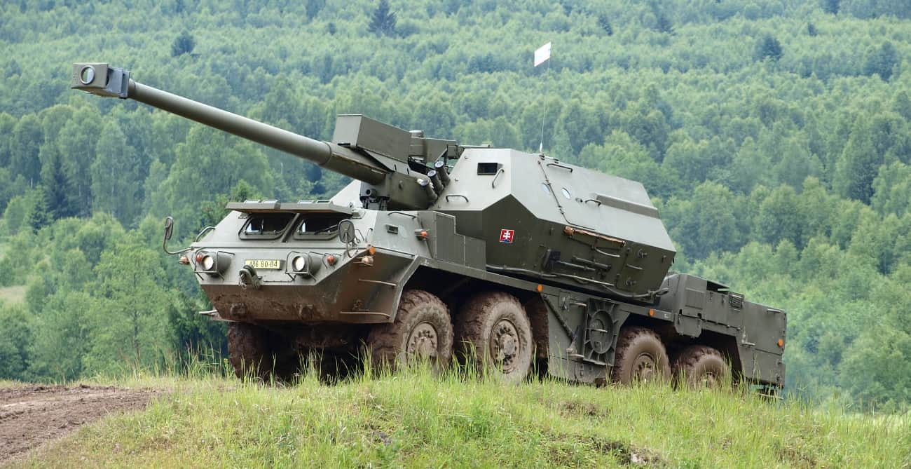 155-мм САУ ShKH vz 2000 «Zuzana» ЗС Словаччини. Фото з відкритих джерел