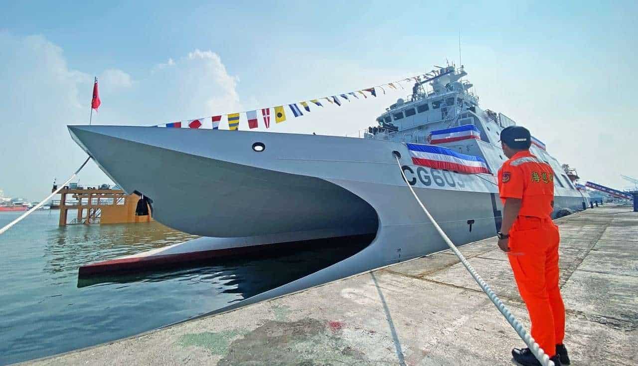 Третій патрульний корабель CG603 «Tamsui» класу «Anping». Жовтень 2021