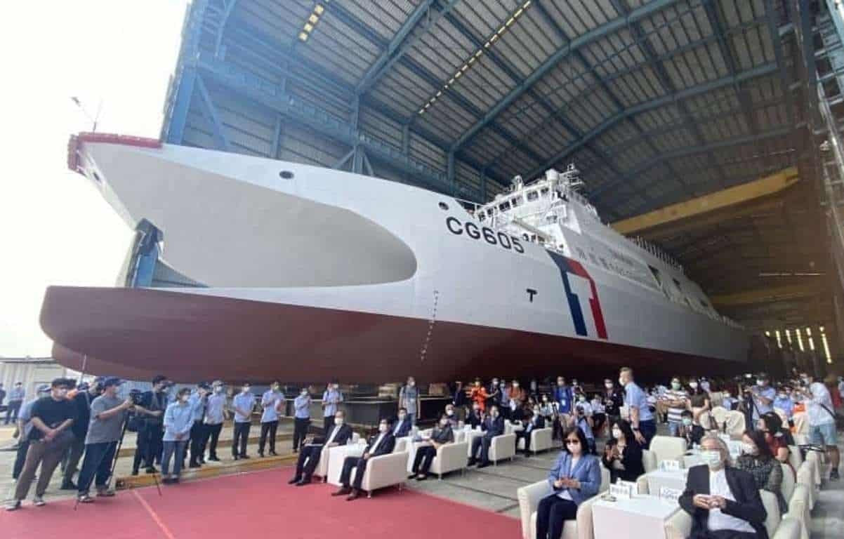 Четвертий патрульний корабель CG605 «Cijin» класу «Anping». Жовтень 2021