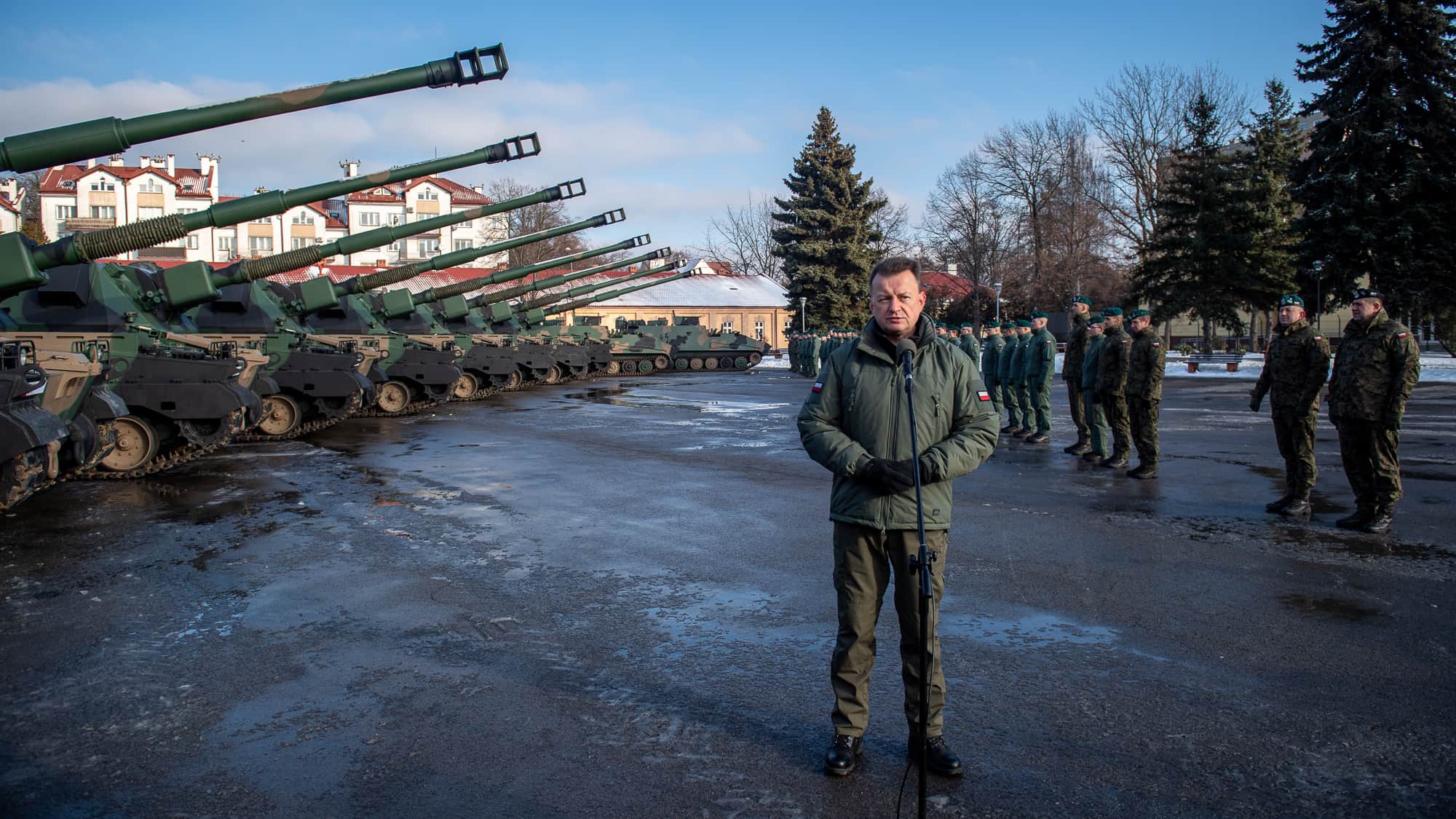 155-мм САУ Krab та субутні машини передані у 21-у бригаду армії Польщі