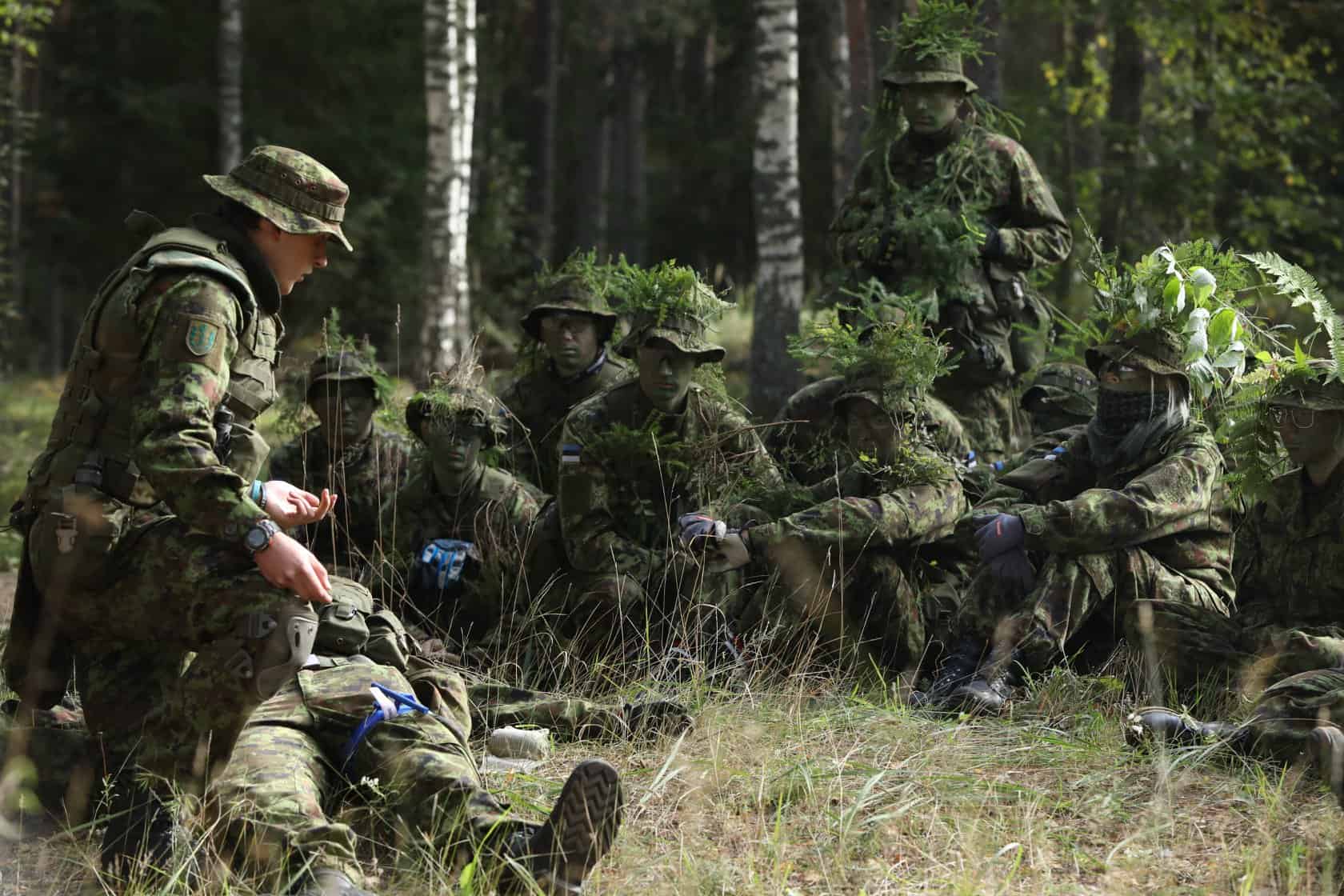 Військові Збройних сил Естонії.