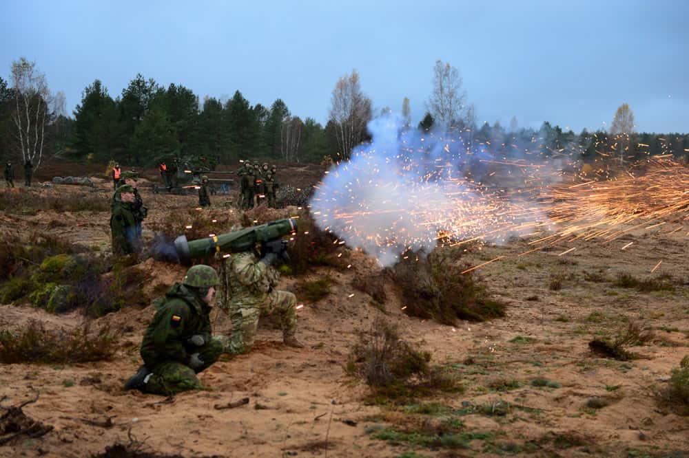 Збройні сили Литви з Javelin під час навчань. 2018 рік. Фото: МО Литви