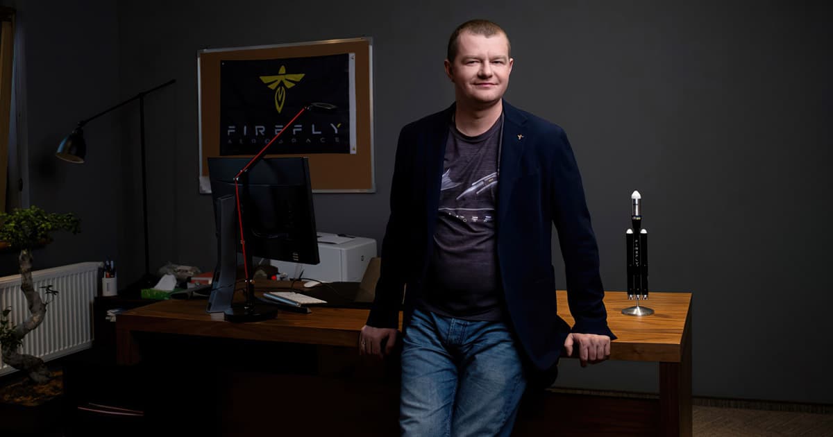 Максим Поляков. Фото з відкритих джерел на тему Firefly Aerospace