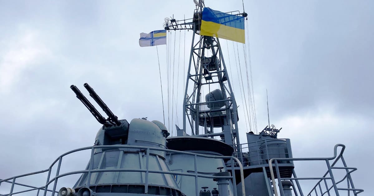 30-мм артустановка АК-230 на кораблі «Юрій Олефіренко». Грудень 2021. Фото: ВМС ЗС України