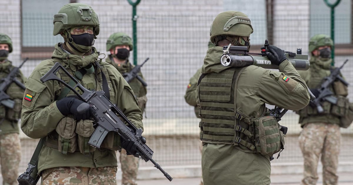 Збройні сили Литви. Фото: МО Литви
