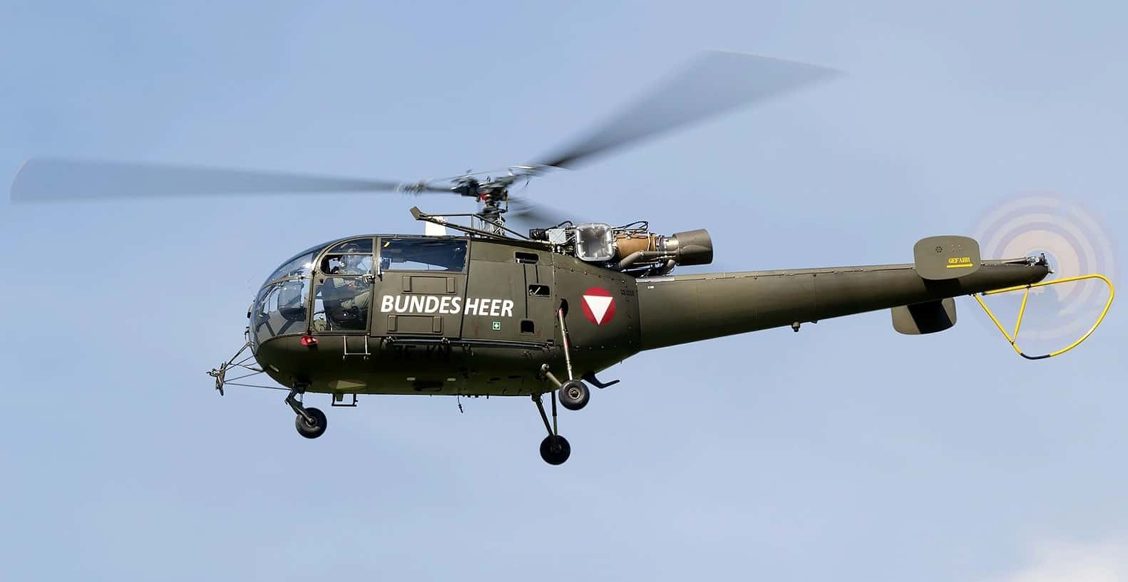 Вертоліт Alouette III Збройних сил Австрії. Фото: jetphotos.com