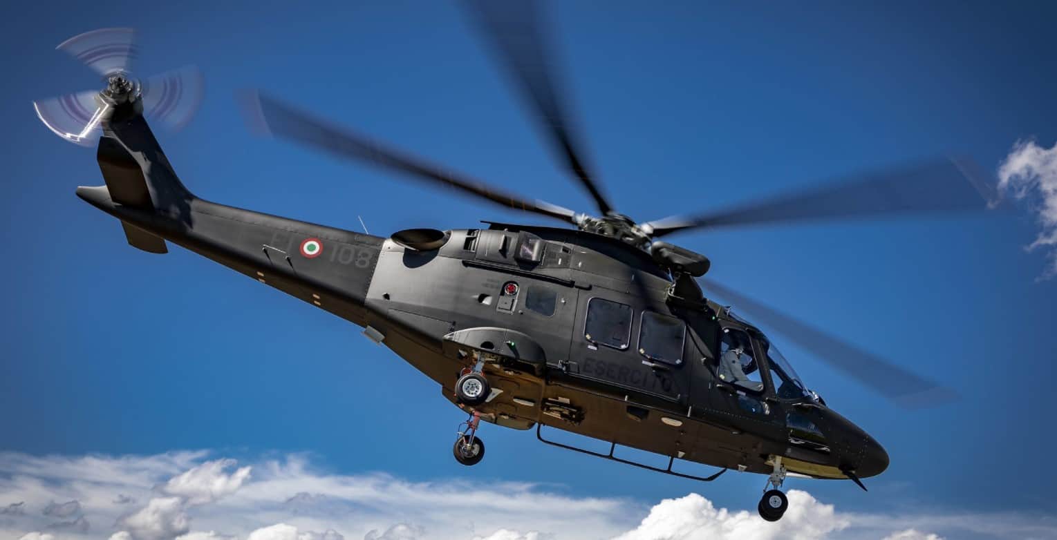 Перший отриманий армійською авіацією Італії навчально-тренувальний вертоліт AW169В. 2020 рік. Фото: МО Італії
