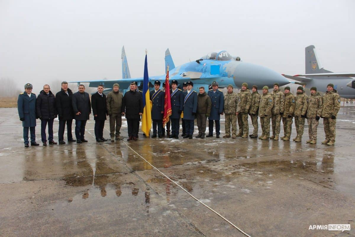 Винищувач Су-27 Збройних сил України. Грудень 2021. Фото: АрміяІнформ