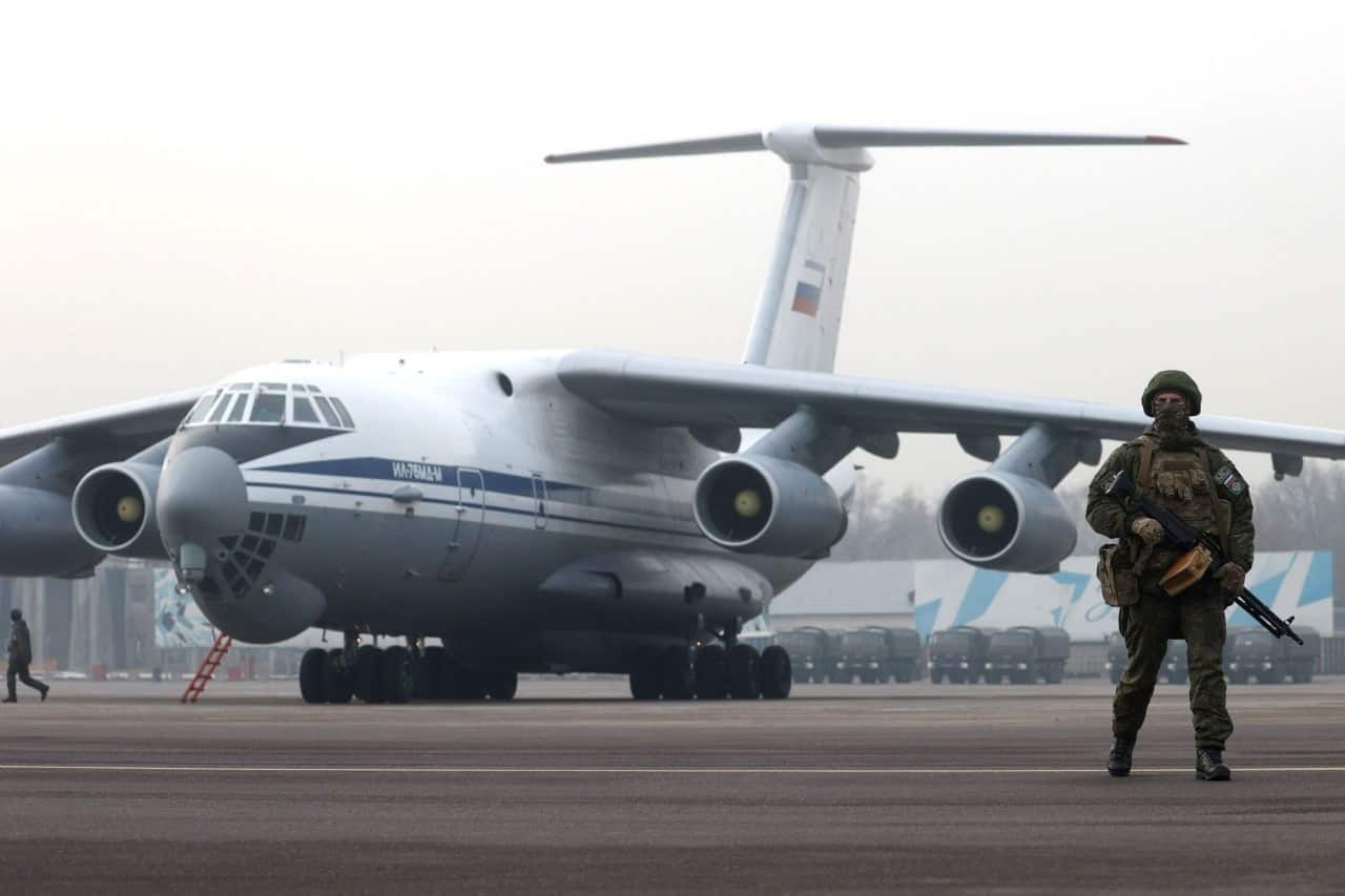 Військові Росії у Казахстані. Січень 2022. Фото: ЗМІ Росії