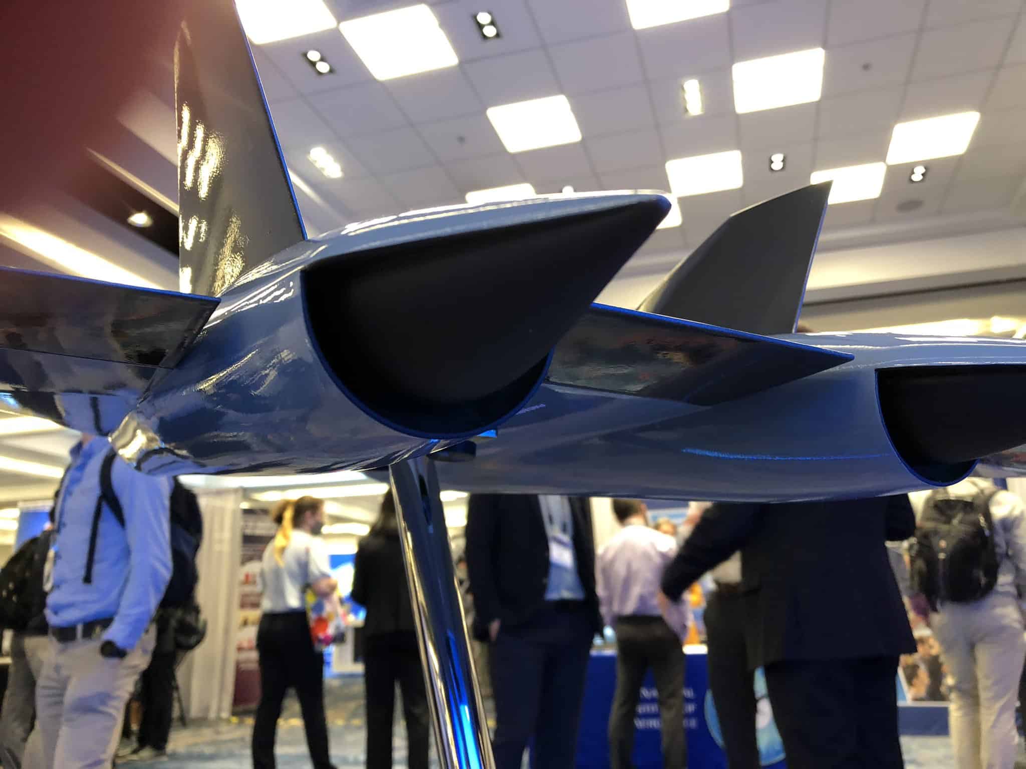 Модель гіперзвукового літака від Boeing. Січень 2022. Фото: Guy Norris