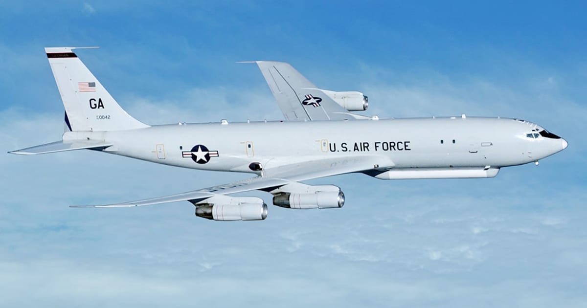 Літак E-8C Joint STARS Повітряних сил США. Фото з відкритих джерел