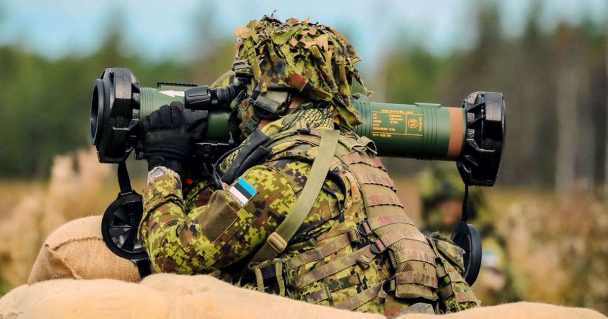 Протитанковий ракетний комплекс Spike-SR Збройних сил Естонії. Фото: ЗМІ Естонії