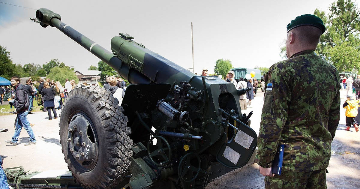 122-мм гаубиця Д-30 Збройних сил Естонії. Фото: ЗМІ Естонії