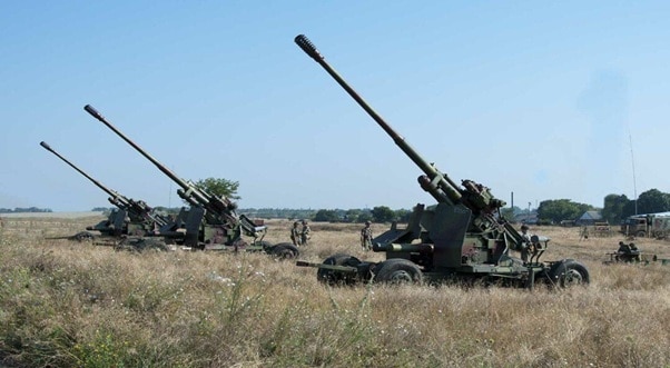 Зенітна артилерійська установка АЗП-57 комплексу С-60 армії «ПМР»