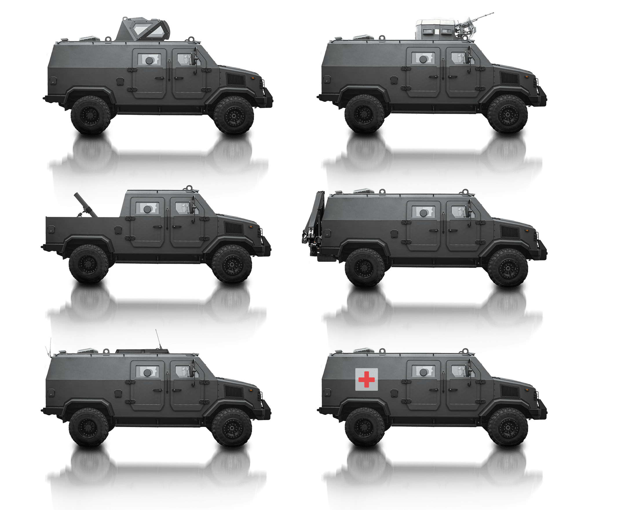Лінійка спеціальних машин на базі «Козак-7» 