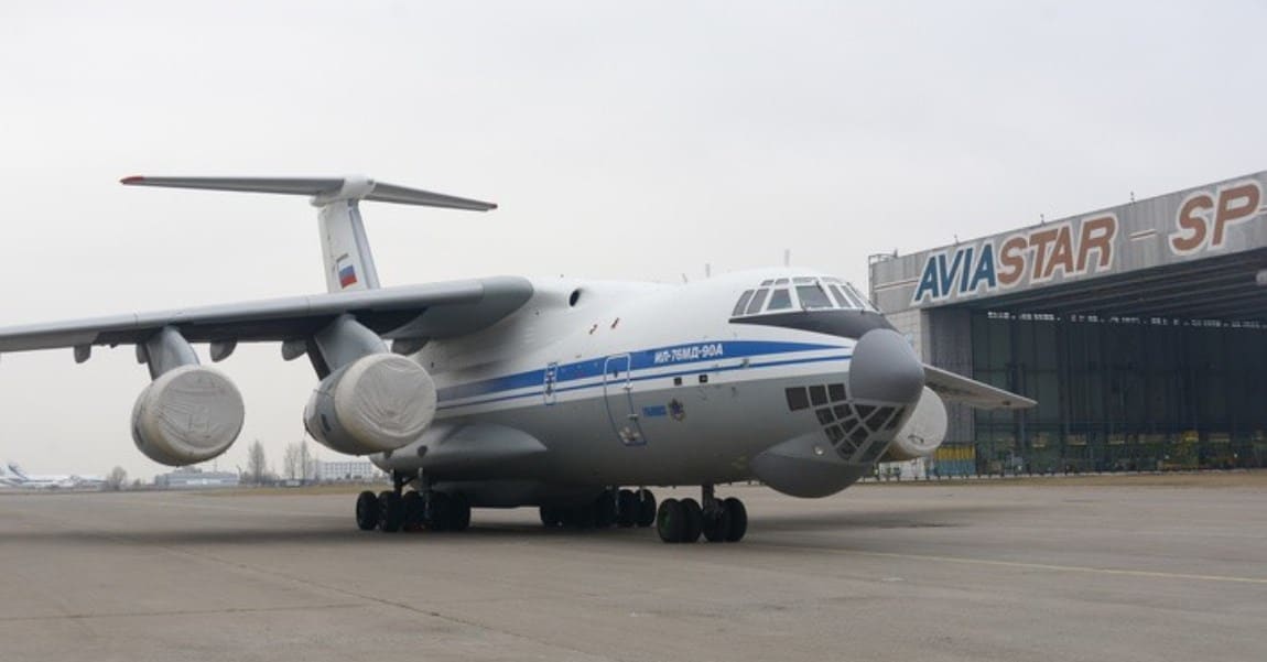 Перший серійний літак Іл-76МД-90А. 2014 рік. Фото: ЗМІ РФ