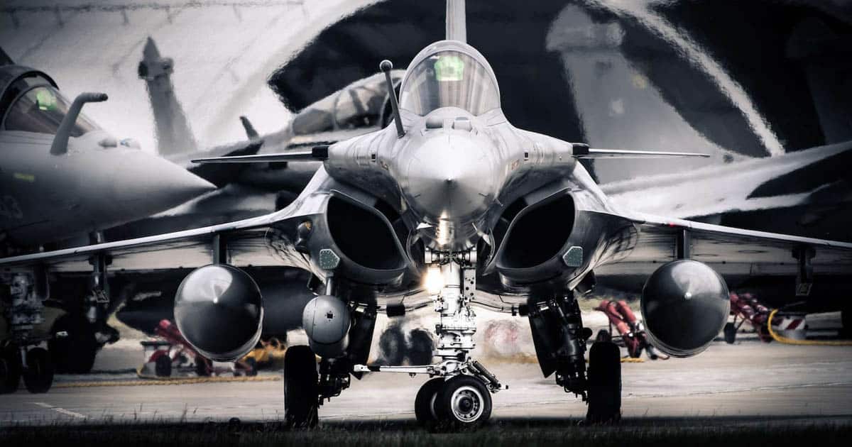 Винищувач Dassault Rafale ПС Франції. Фото: wallhere.com