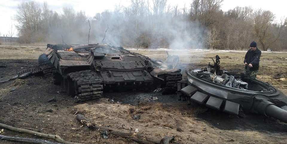 Az oroszok egy támadócsoportja harckocsikkal vereséget szenvedett Sumy régióban