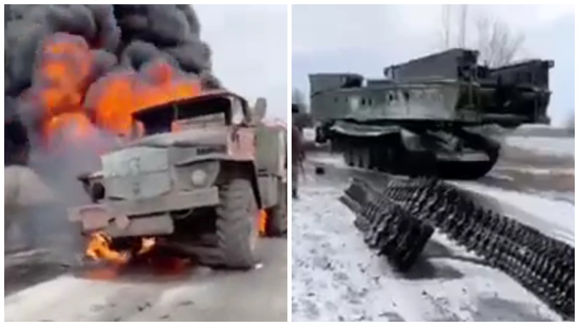 Az orosz katonaság lesben állt, és elvesztette az MTU páncélozott járműveit