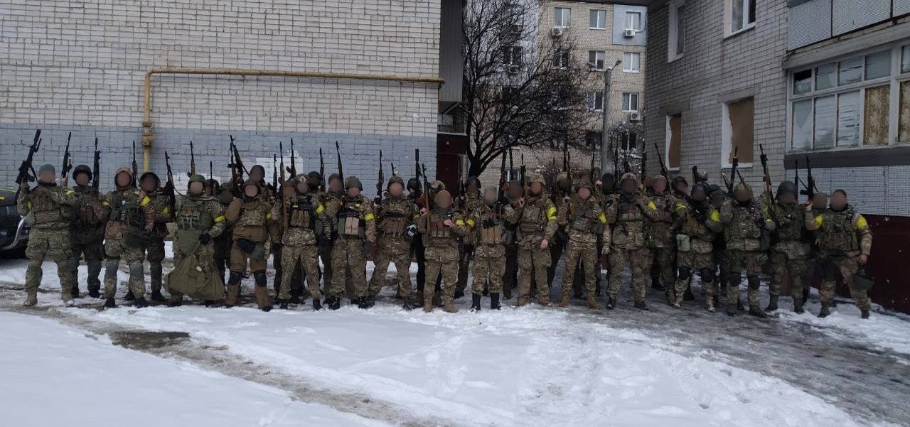 Ukrán erők Harkivban.  Fotó: Fraikor