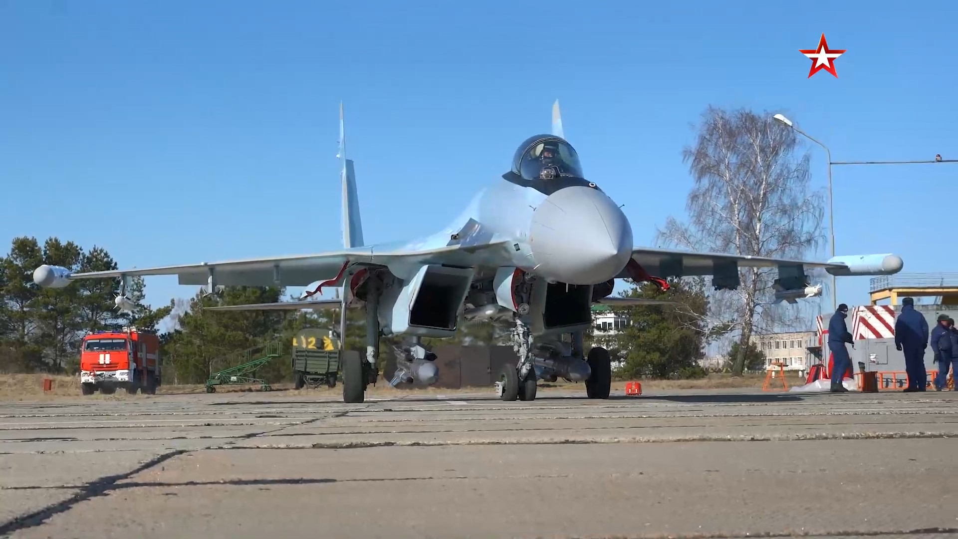 Російський винищувач Су-35С. Фото: ЗМІ РФ
