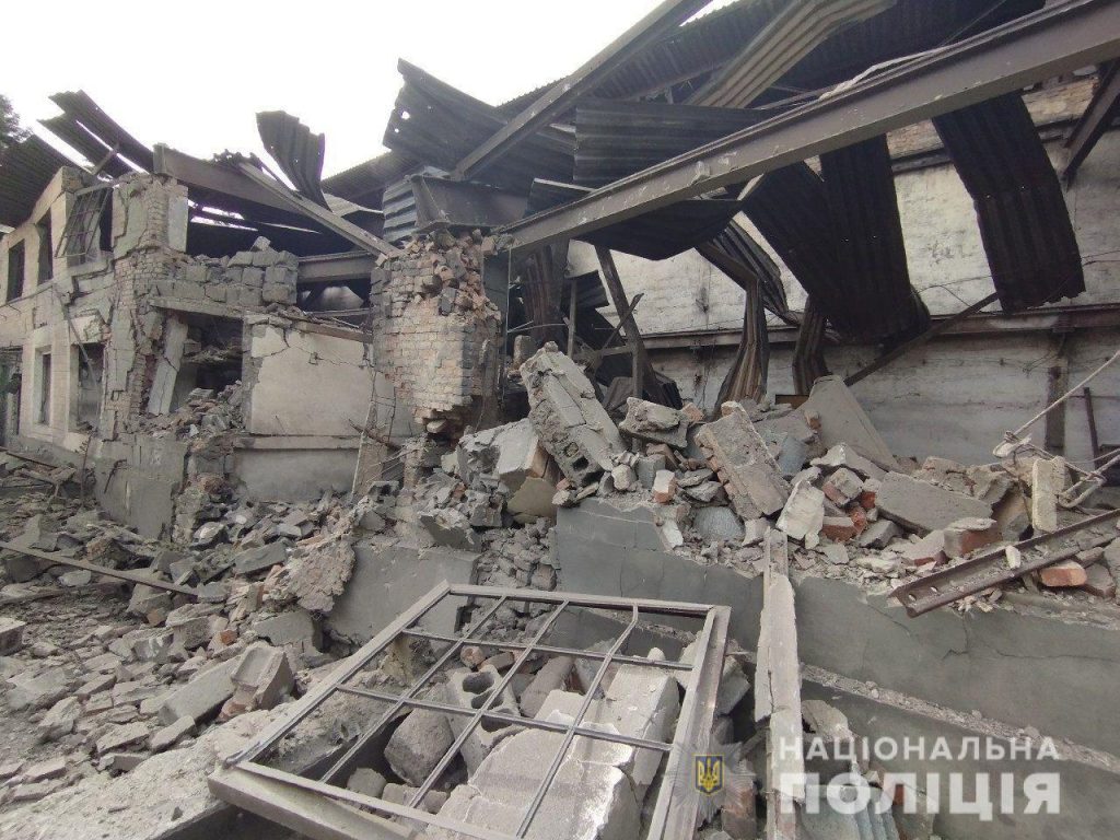 Обстріли окупантів на Донеччини, травень 2022 Фото: Поліція Донецької області