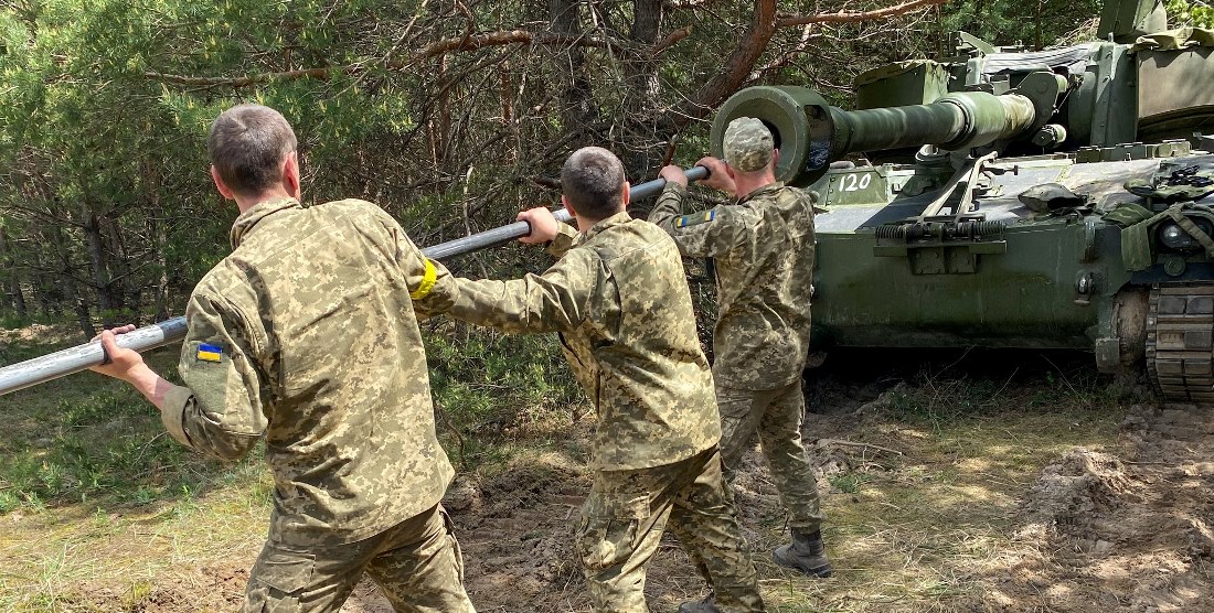 САУ M109A3GN Збройних Сил України. Травень 2022. Фото: Залужний Валерій