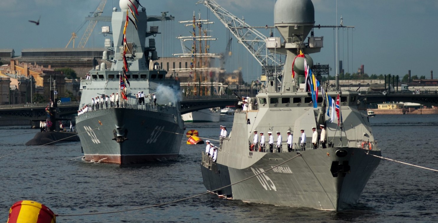 Кораблі ВМФ РФ у Санкт-Петербурзі. Фото: ЗМІ РФ