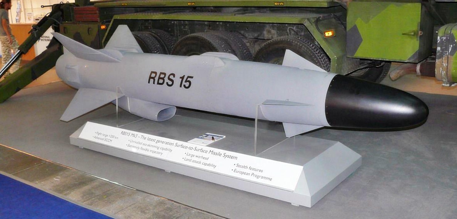 Протикорабельна ракета “RBS15” у версії Mk3. Фото з відкритих джерел
