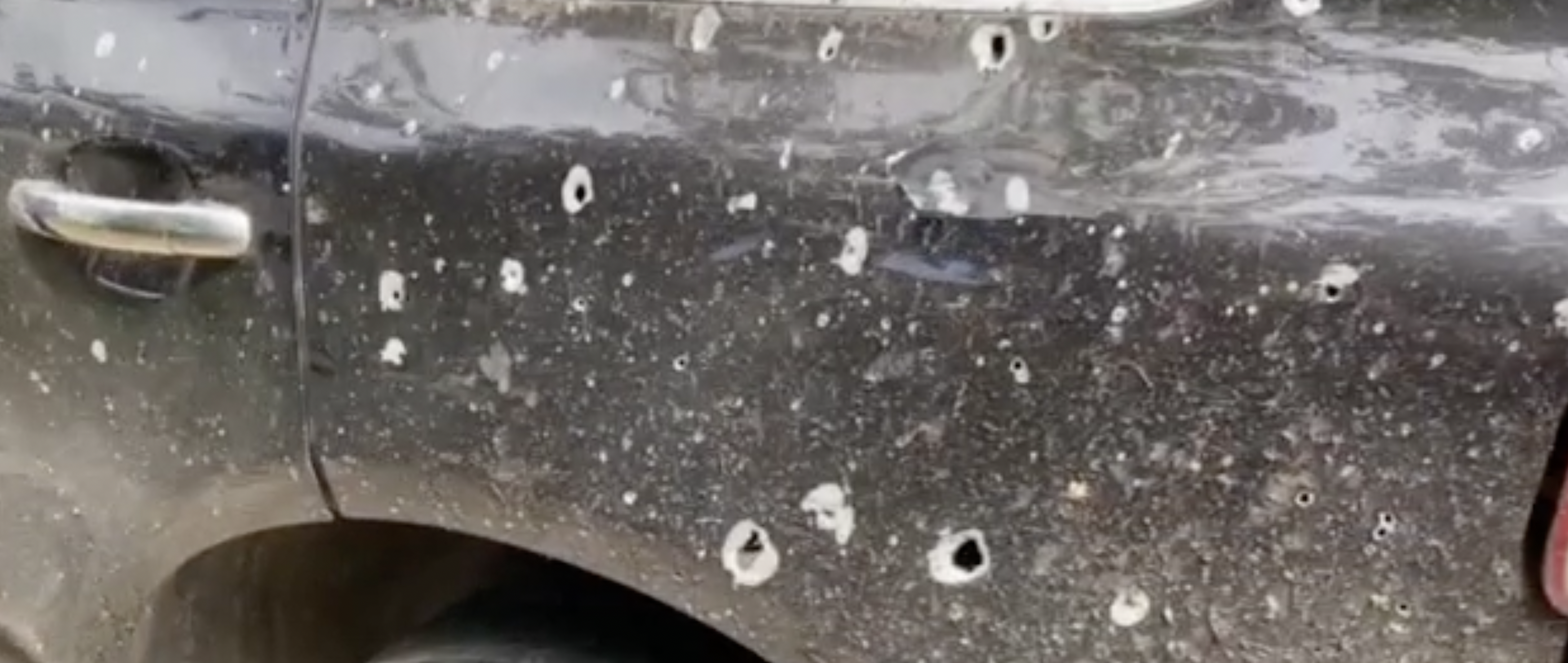 Автівка Юрія Турульова після вибуху Кадр з відео