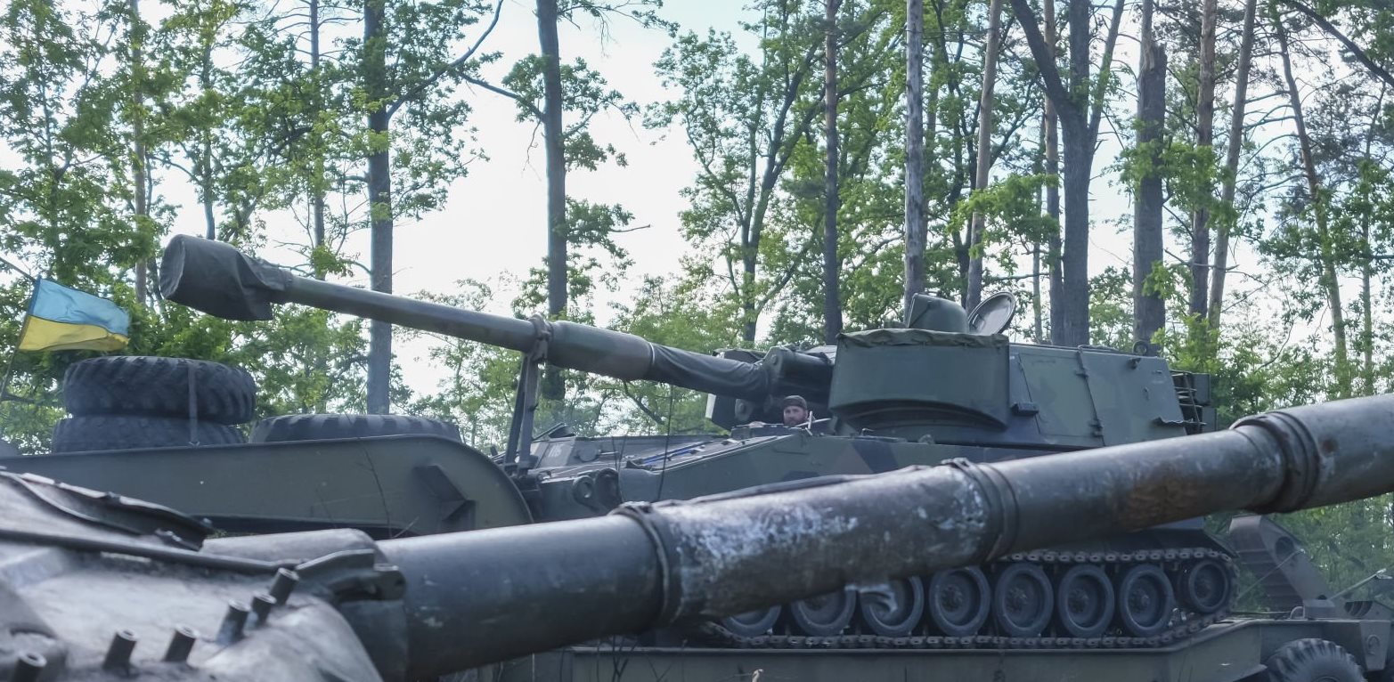 САУ M109A3GN Збройних Сил України у Київській області. 1 червня 2022 року. Фото: Anadolu Agency