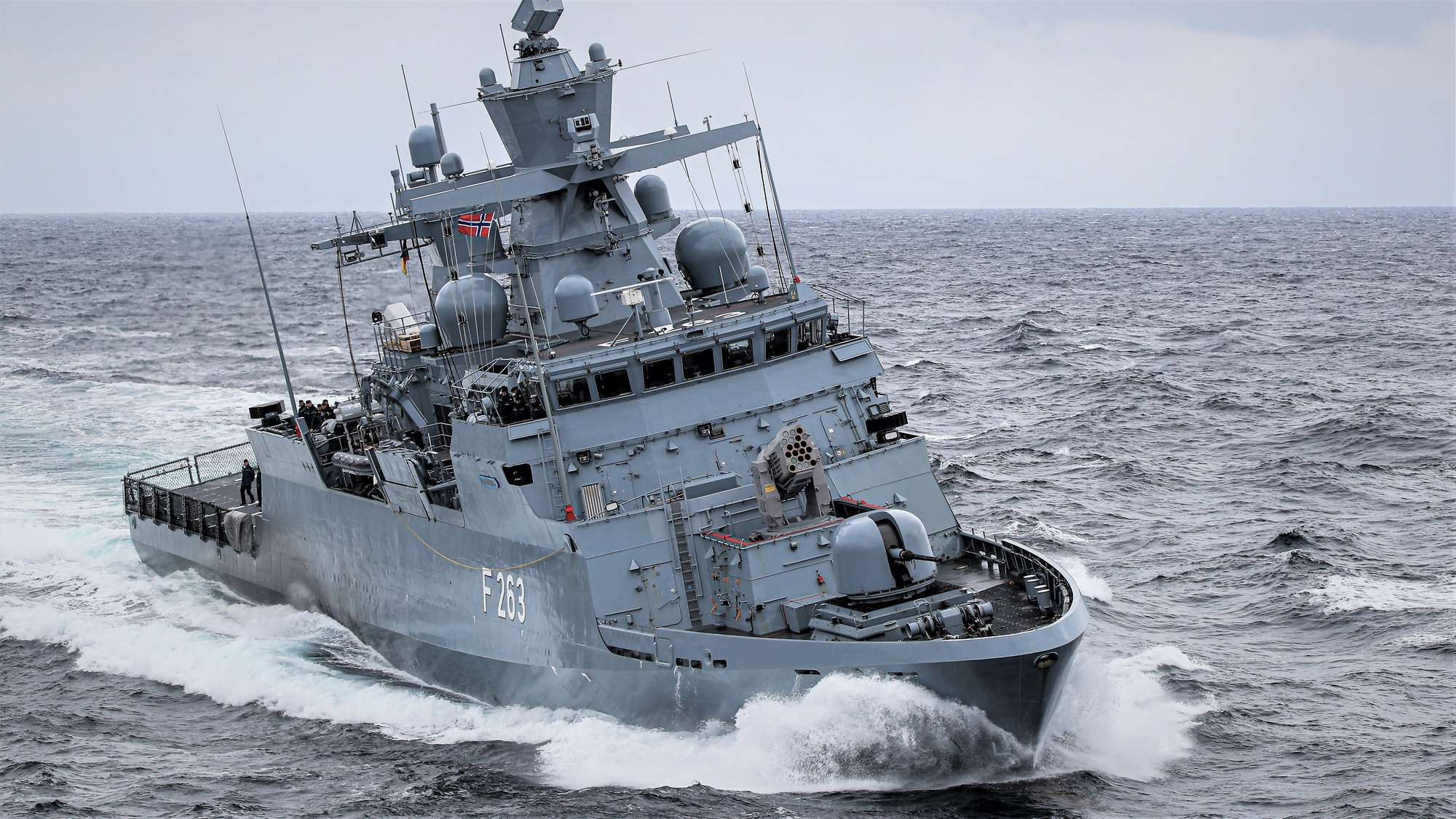 Корвет “Oldenburg” (F263) ВМС Німеччини. Червень 2022. Норвегія. Фото: ВМС Німеччини