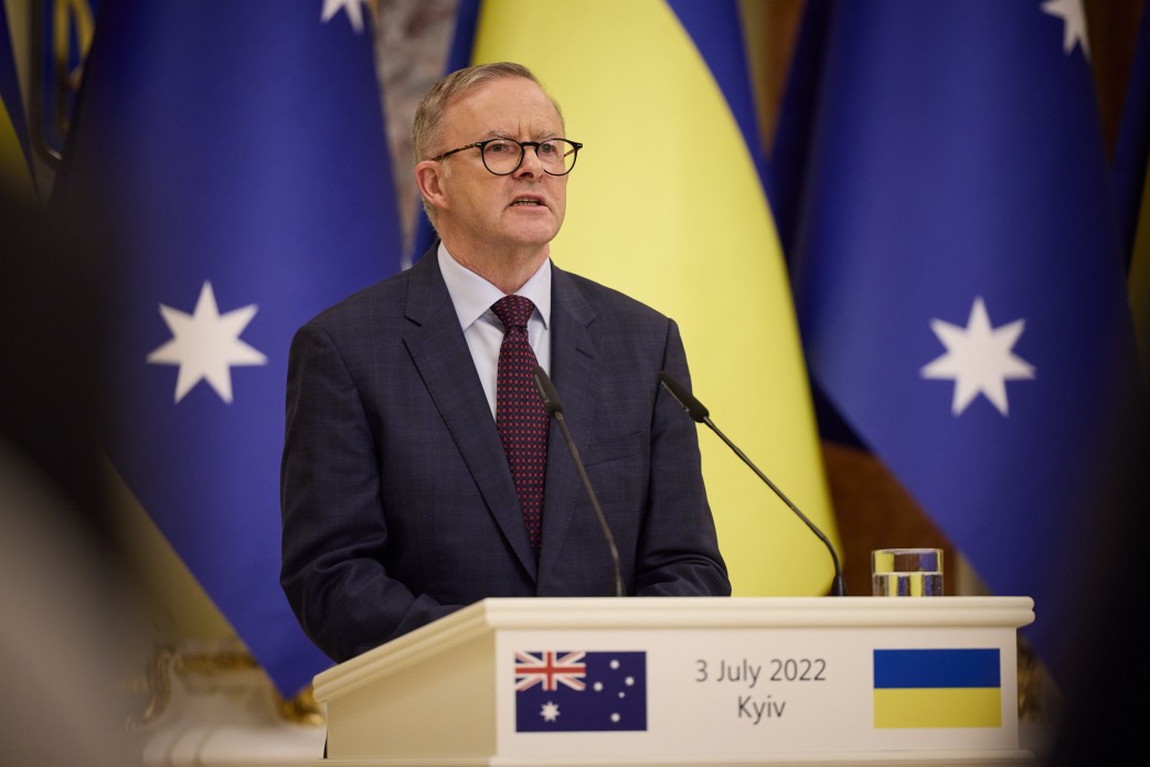 Ентоні Албенізі, Премʼєр-міністр Австралії, липень 2022 Фото: Офіс Президента