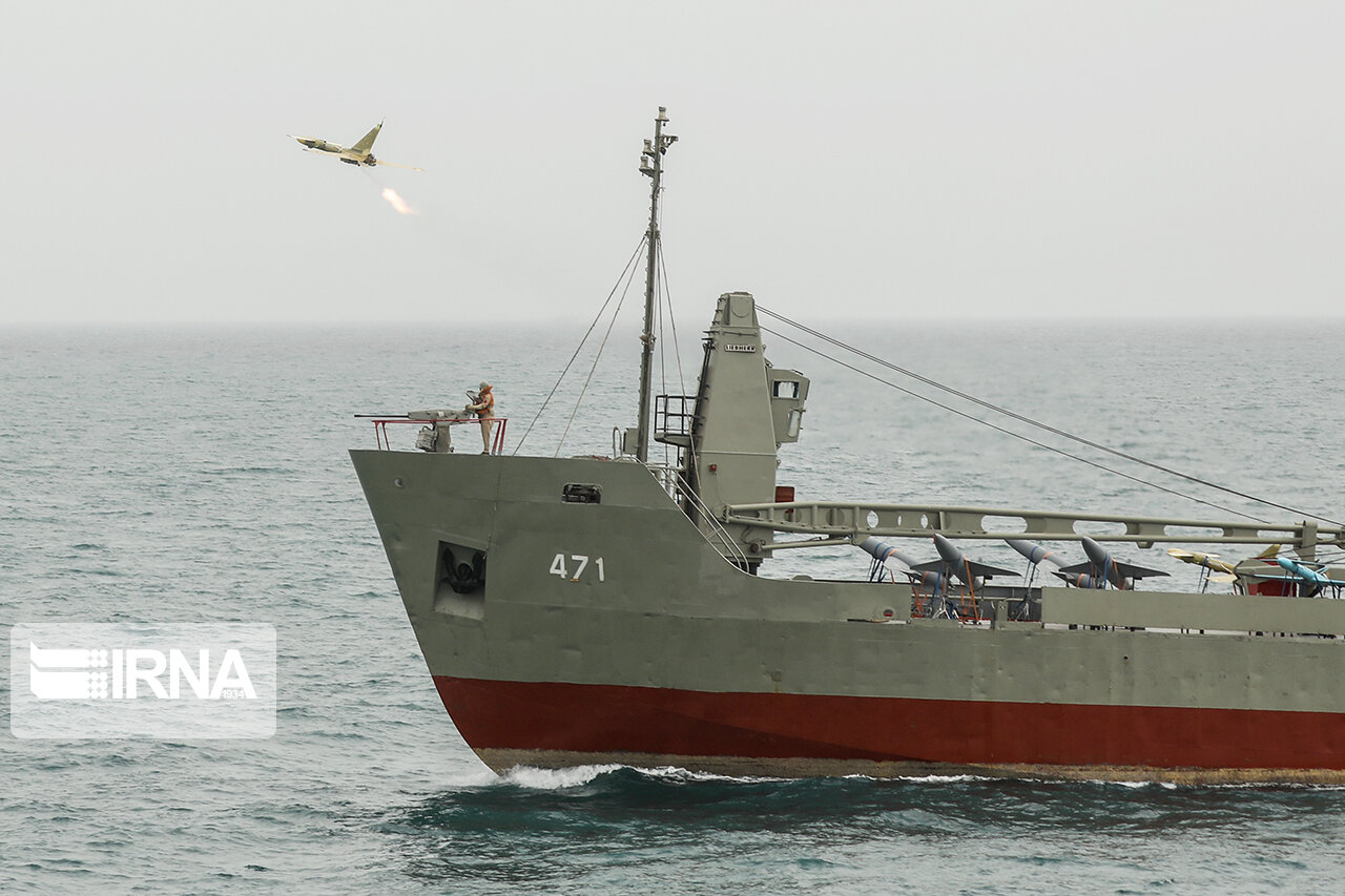 Флот Ірану запускає безпілотники. Липень 2022. Фото: ЗМІ Ірану