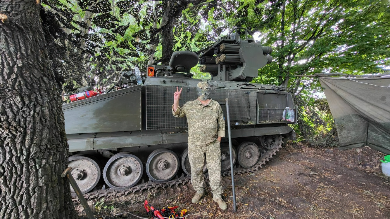ЗРК “Stormer HVM” військових України. Липень 2022. Україна. Фото: @GirkinGirkin