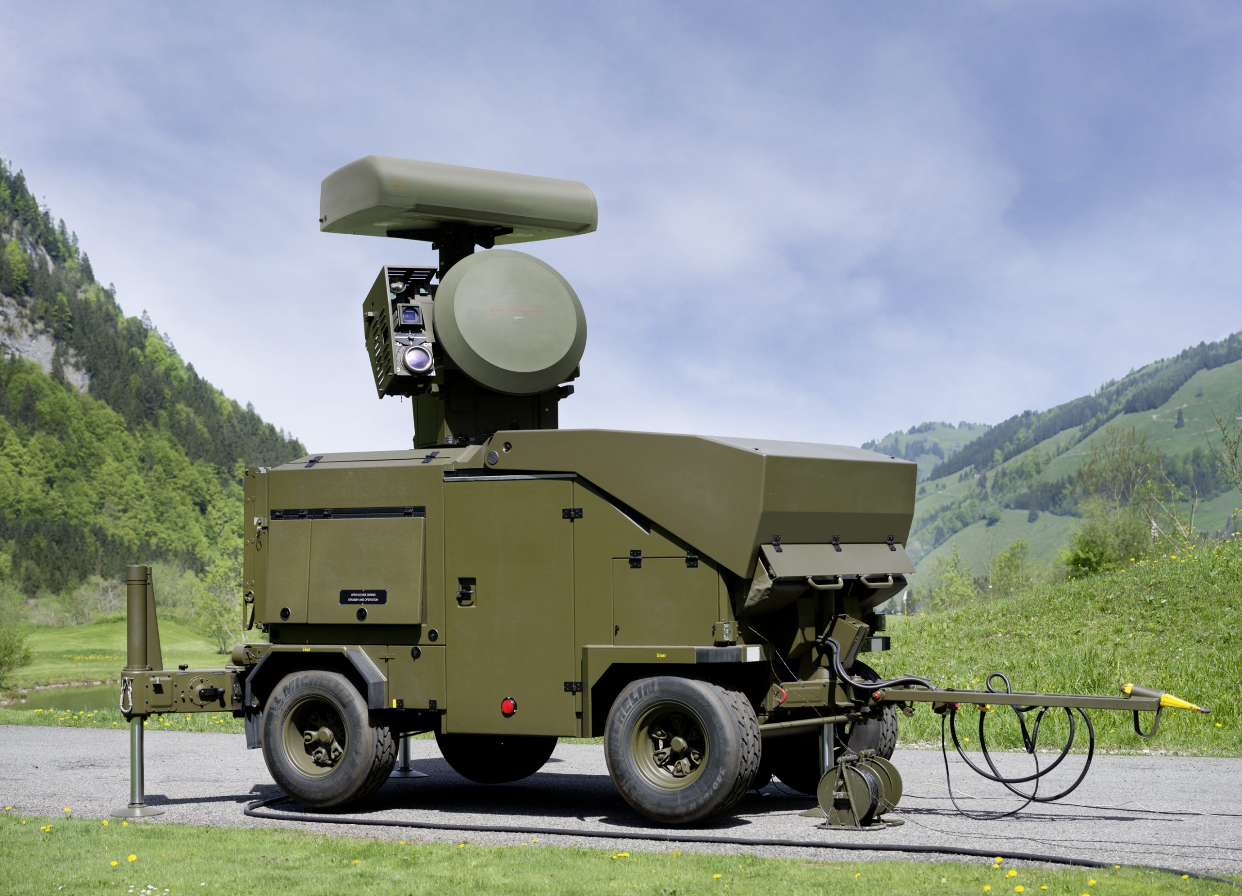 Причіпний радар системи ППО “Skyguard 3” від Rheinmetall