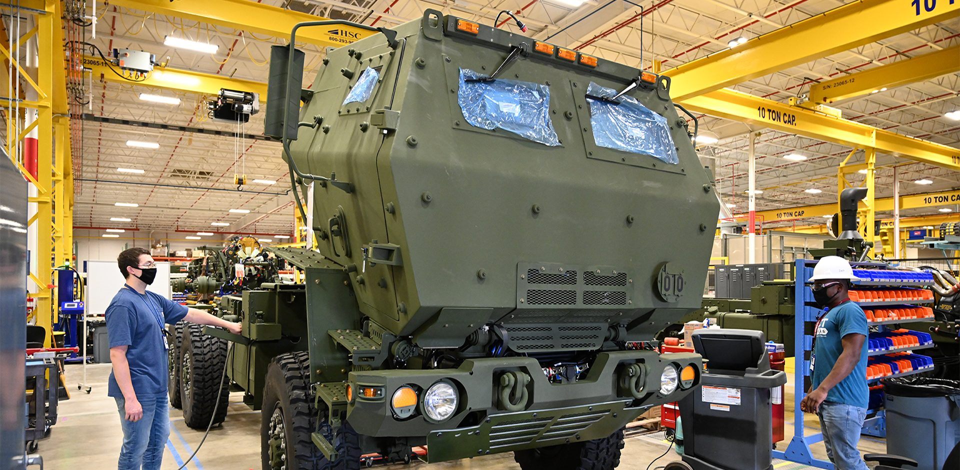 Виробництво РСЗВ M142 HIMARS. Фото: Lockheed Martin