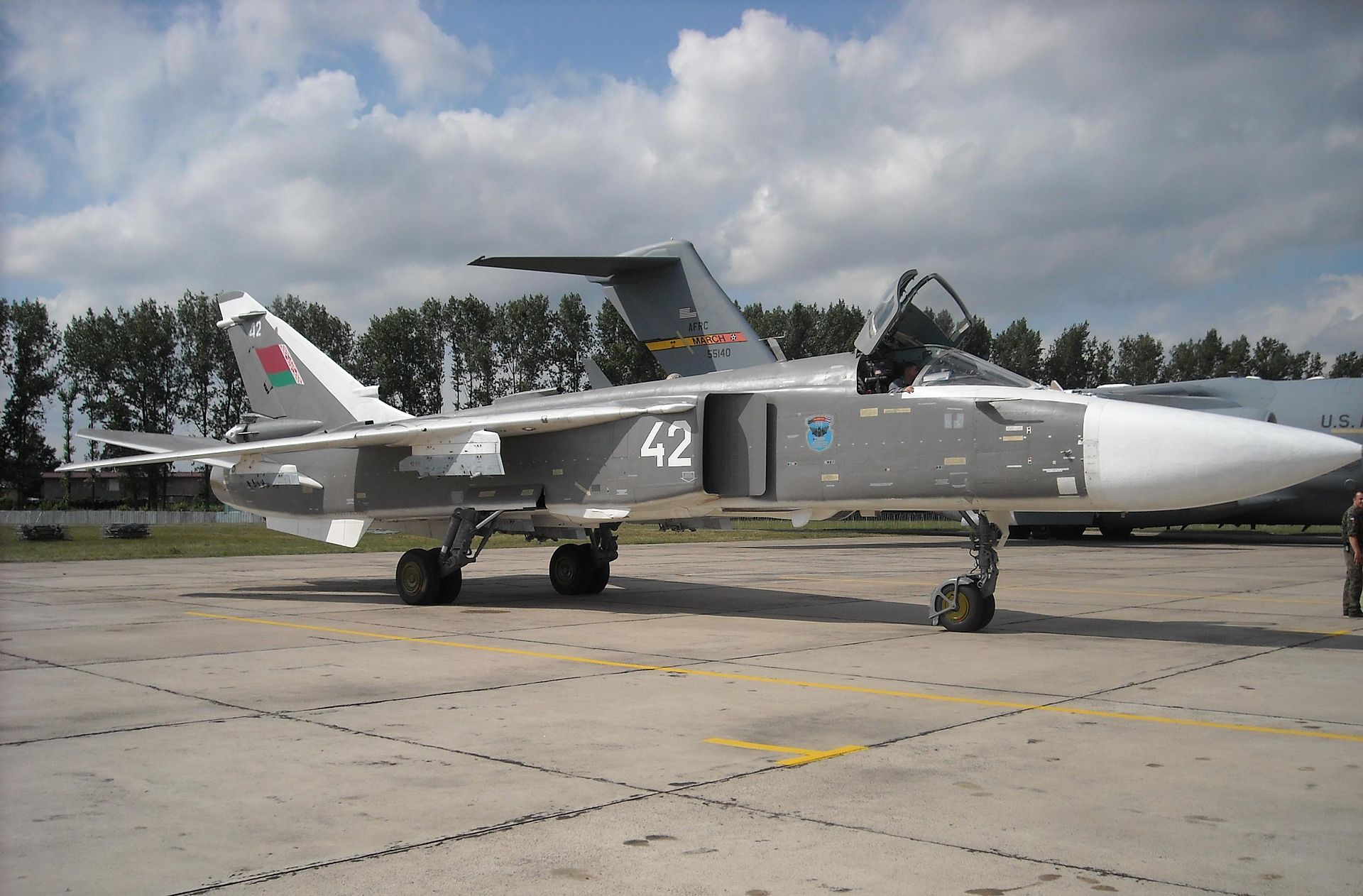 Су-24 Повітряних сил Білорусі, 2009 рік. Фото з відкритих джерел