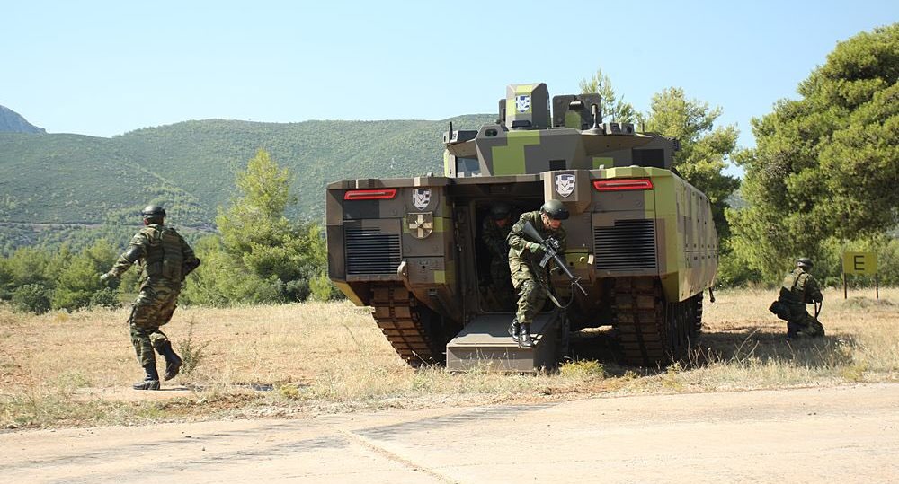 БМП KF41 під час випробувань у Греції. Серпень 2022. Греція. Фото: Rheinmetall
