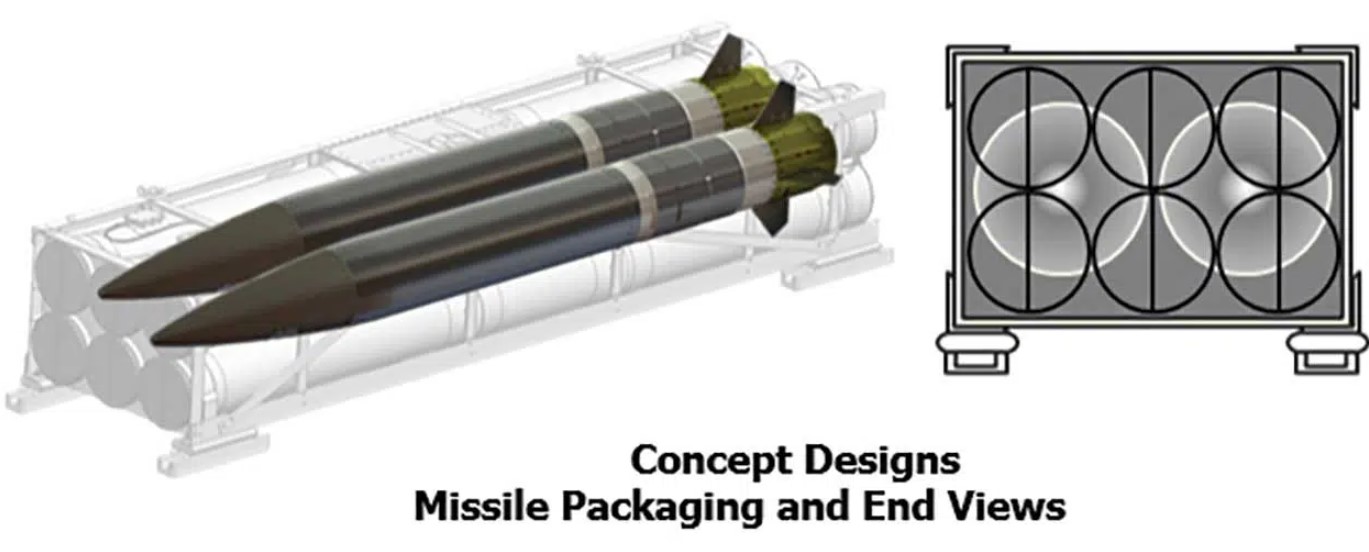 Дві ракети PrSM у змінному пакеті для M270A1 та M142 HIMARS