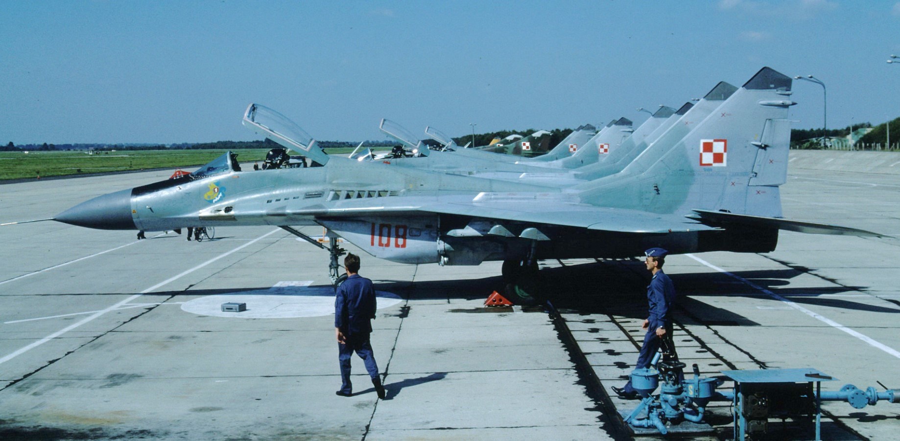 Винищувачі МиГ-29 Повітряних сил Польщі. 2012 рік. Польща. Фото: Urs Baettig