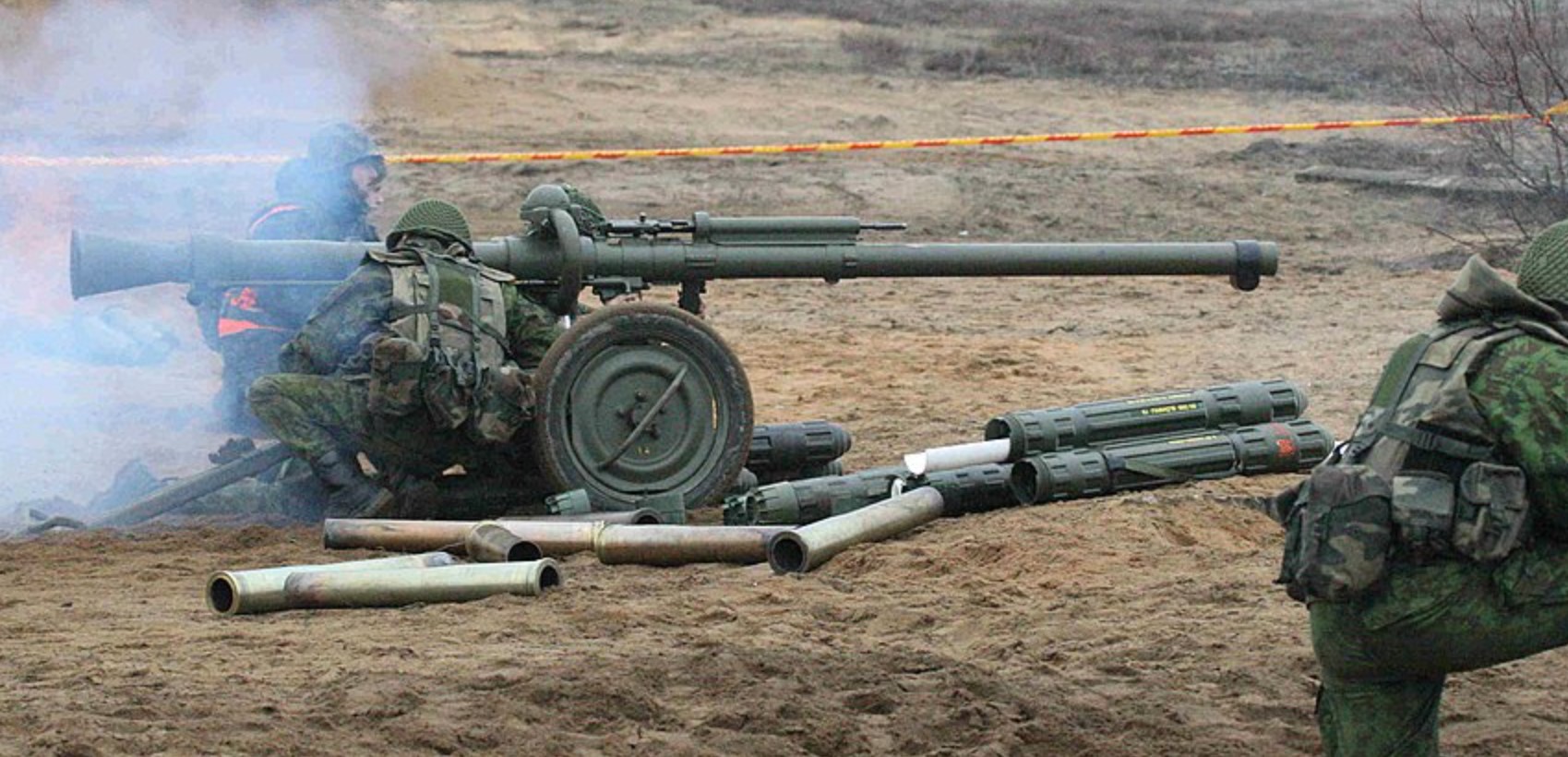 Безвідкотна гармата “Pansarvärnspjäs 1110” (“PV-1110”) військових Литви. 2010 рік. Литва. Фото з відкритих джерел