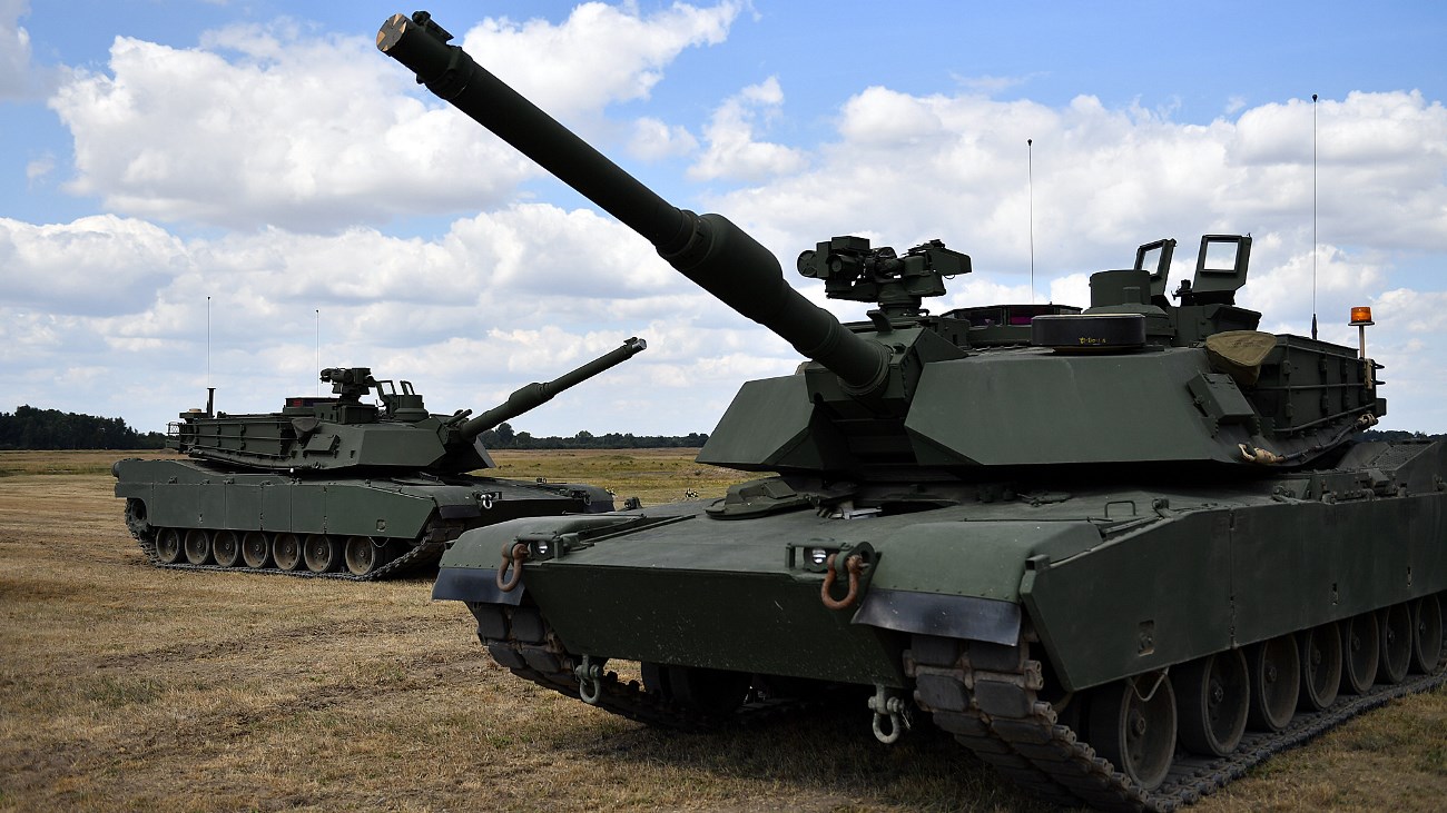 Танки "M1A2 Abrams" військових Польщі. Серпень 2022. Польща. Фото: Міноборони Польщі