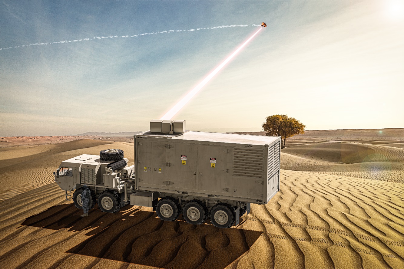 Лазерна установка. Ілюстрація від Lockheed Martin