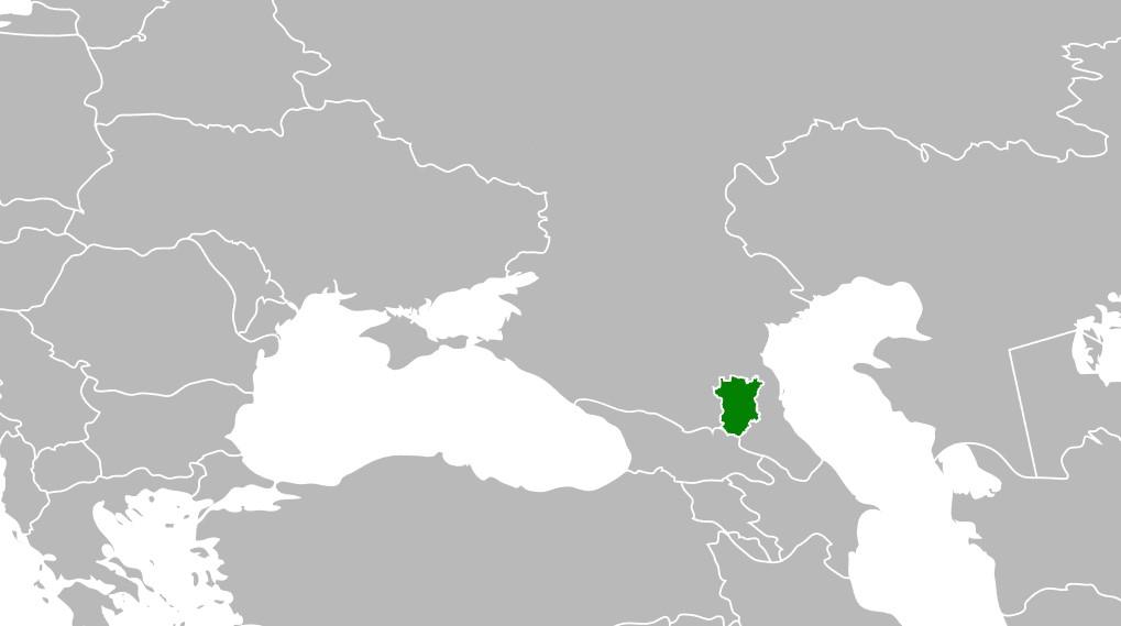  Чеченська Республіка Ічкерія на мапі