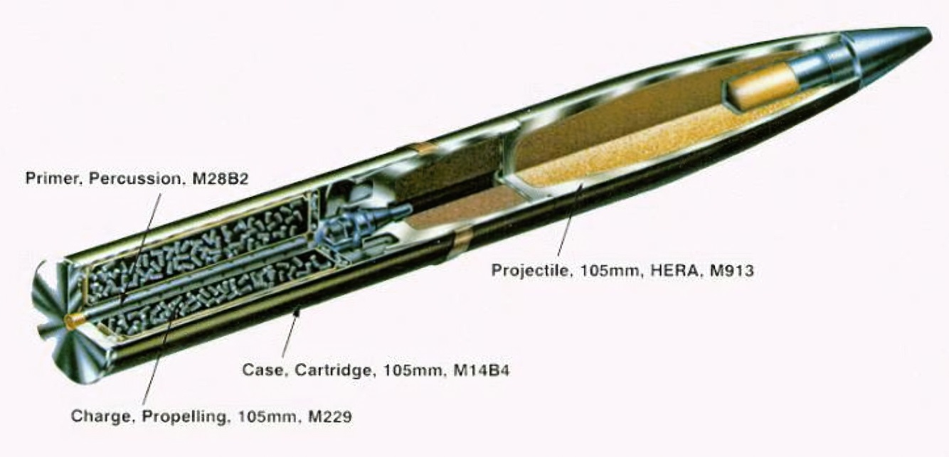 105-мм реактивний осколково-фугасний снаряд M913 для модифікованих гаубиць M119