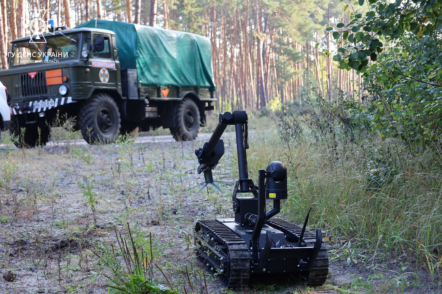 Superdroid Robots "Mastiff", Харківщина, жовтень 2022 Фото: ДСНС